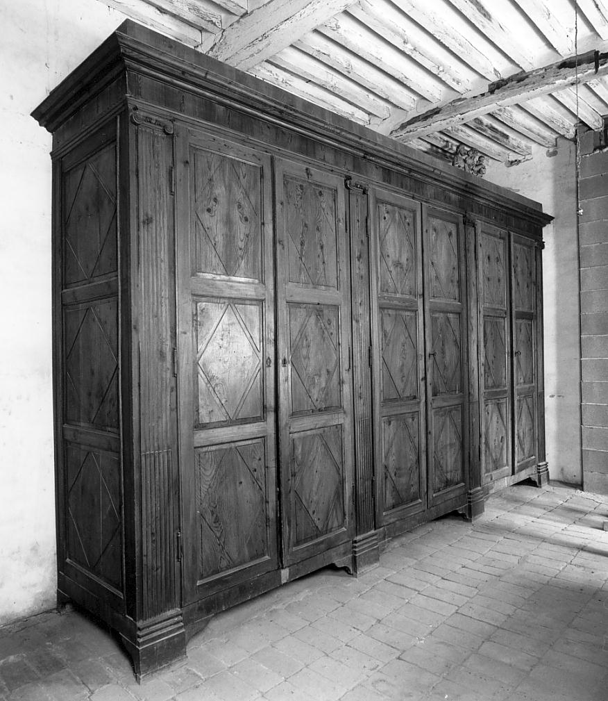 armadio, opera isolata - ambito cremonese (sec. XIX)