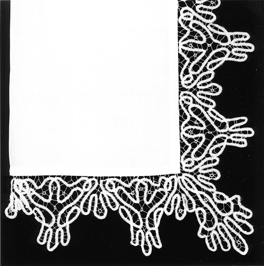 motivi decorativi geometrici (tovaglia, serie) - manifattura cremonese (prima metà sec. XX)