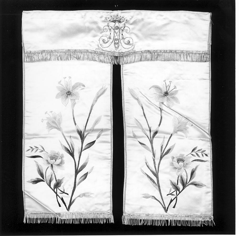 motivi decorativi vegetali (conopeo di tabernacolo, opera isolata) - manifattura cremonese (prima metà sec. XX)