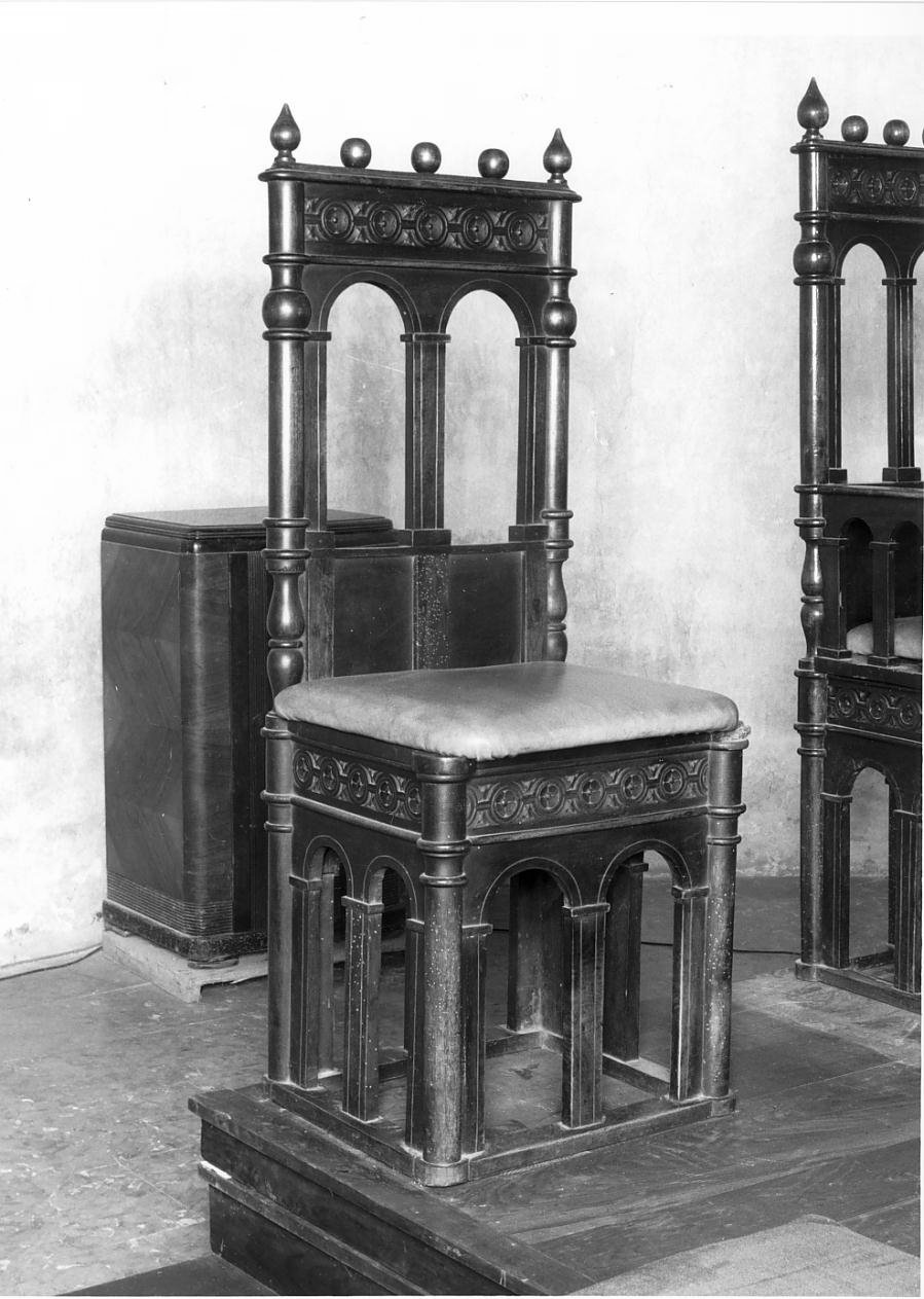 sedia - ambito mantovano (prima metà sec. XX)