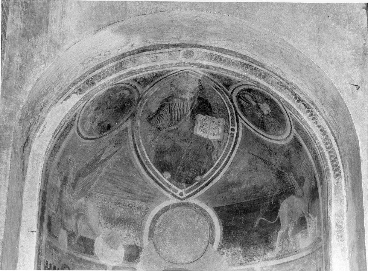 Motivo decorativo geometrico (dipinto) - ambito lombardo (sec. XV)