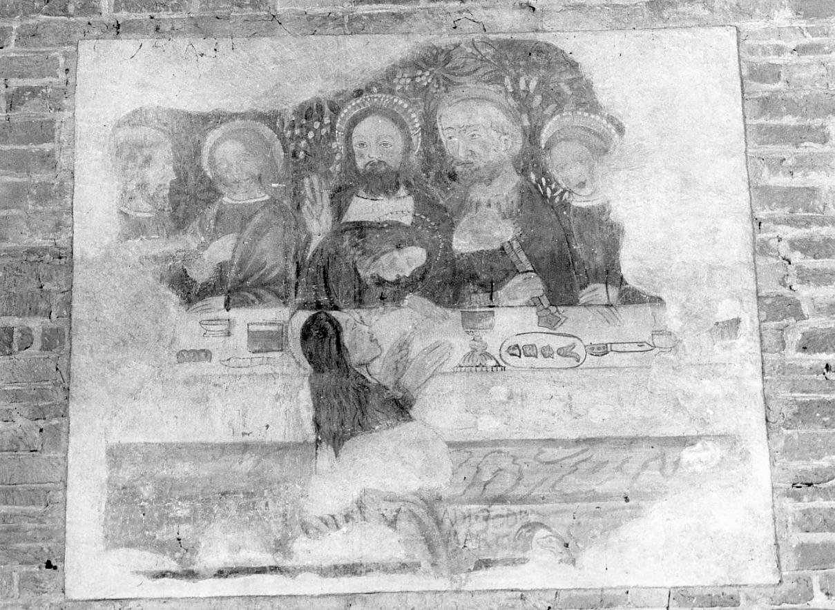 ultima cena (dipinto) - ambito lombardo (prima metà sec. XV)