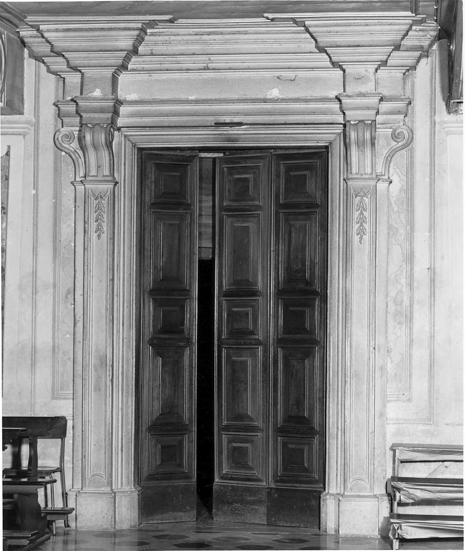 portale, elemento d'insieme - ambito bresciano (seconda metà sec. XVIII)