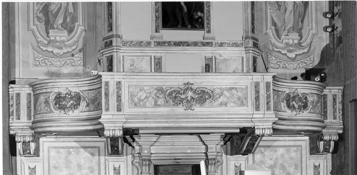 cantoria, elemento d'insieme - ambito bresciano (seconda metà sec. XVIII)