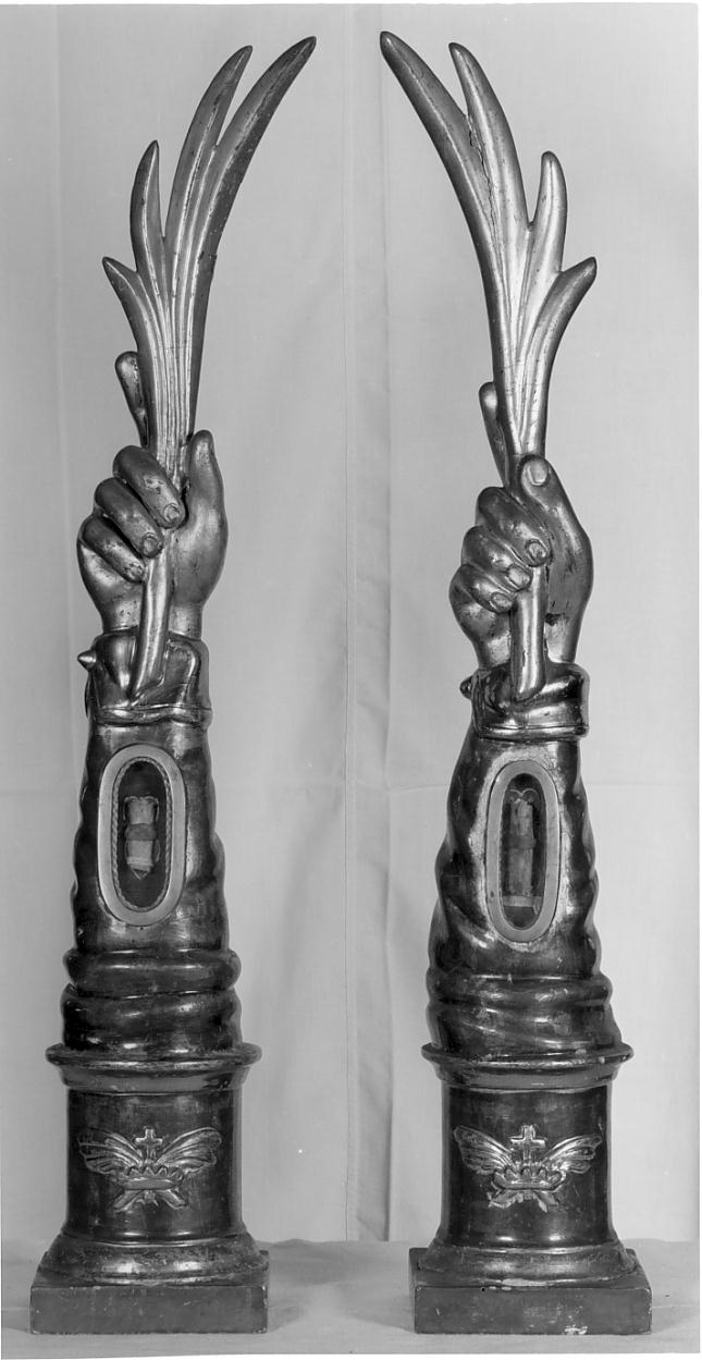 reliquiario, serie - ambito bresciano (sec. XVIII)