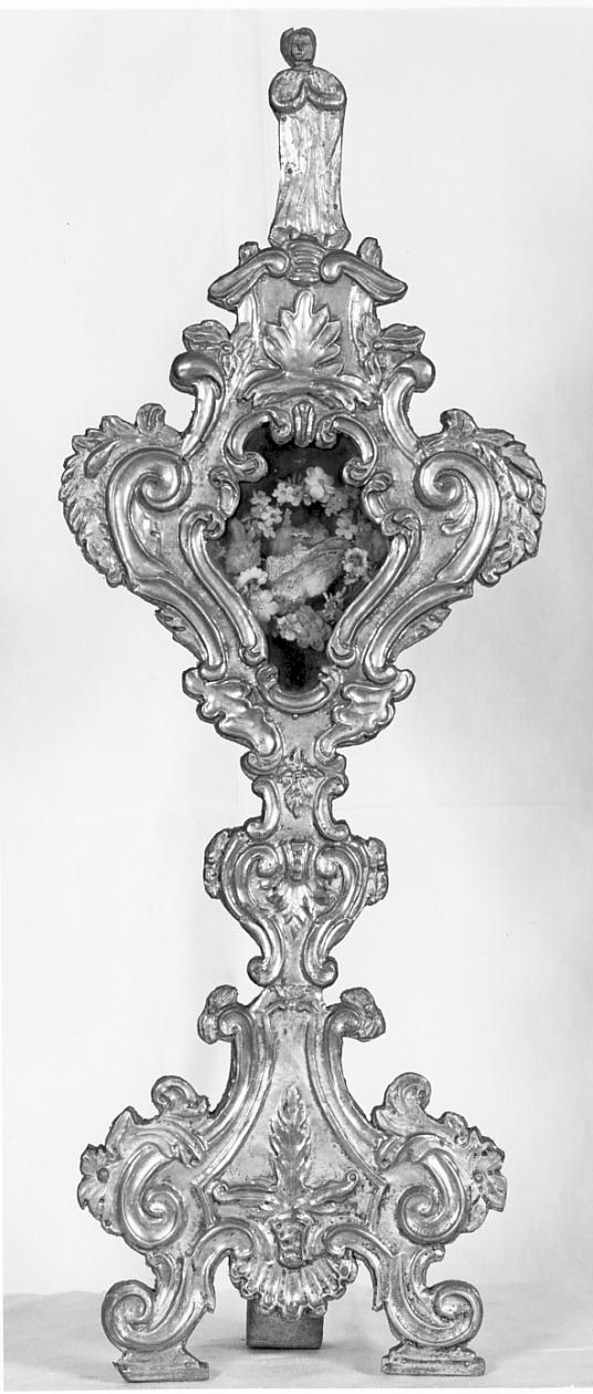 reliquiario - a ostensorio, opera isolata - ambito bresciano (sec. XVIII)