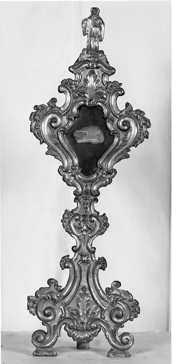 reliquiario - a ostensorio, opera isolata - ambito bresciano (sec. XVIII)