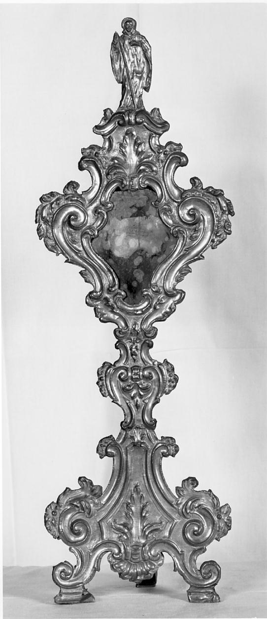 reliquiario - a ostensorio, opera isolata - ambito bresciano (sec. XVIII)