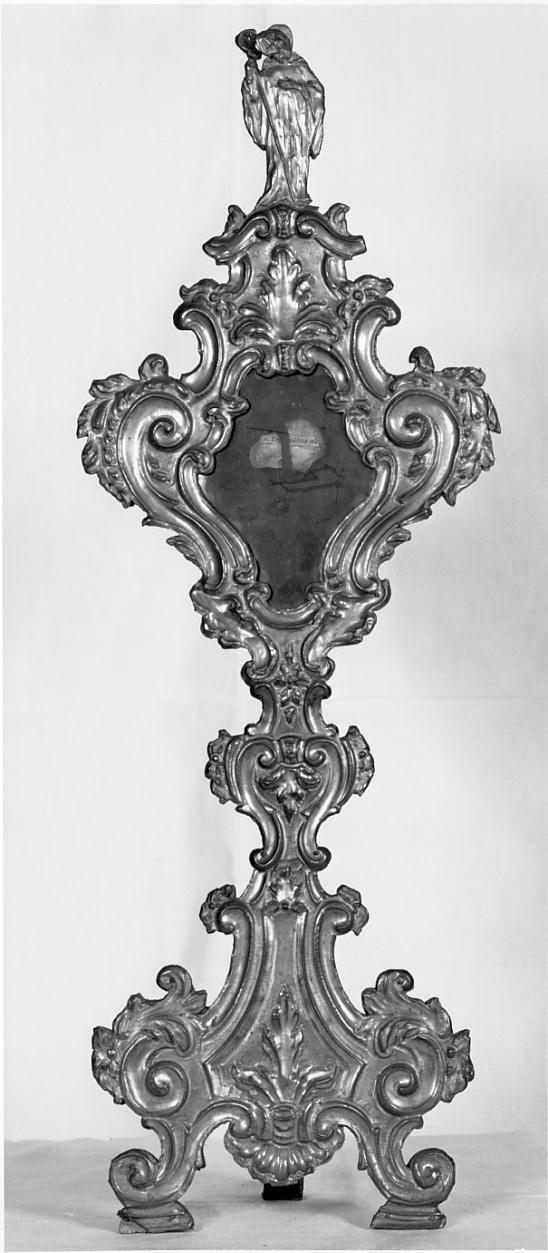 reliquiario - a ostensorio, opera isolata - ambito bresciano (sec. XVIII)