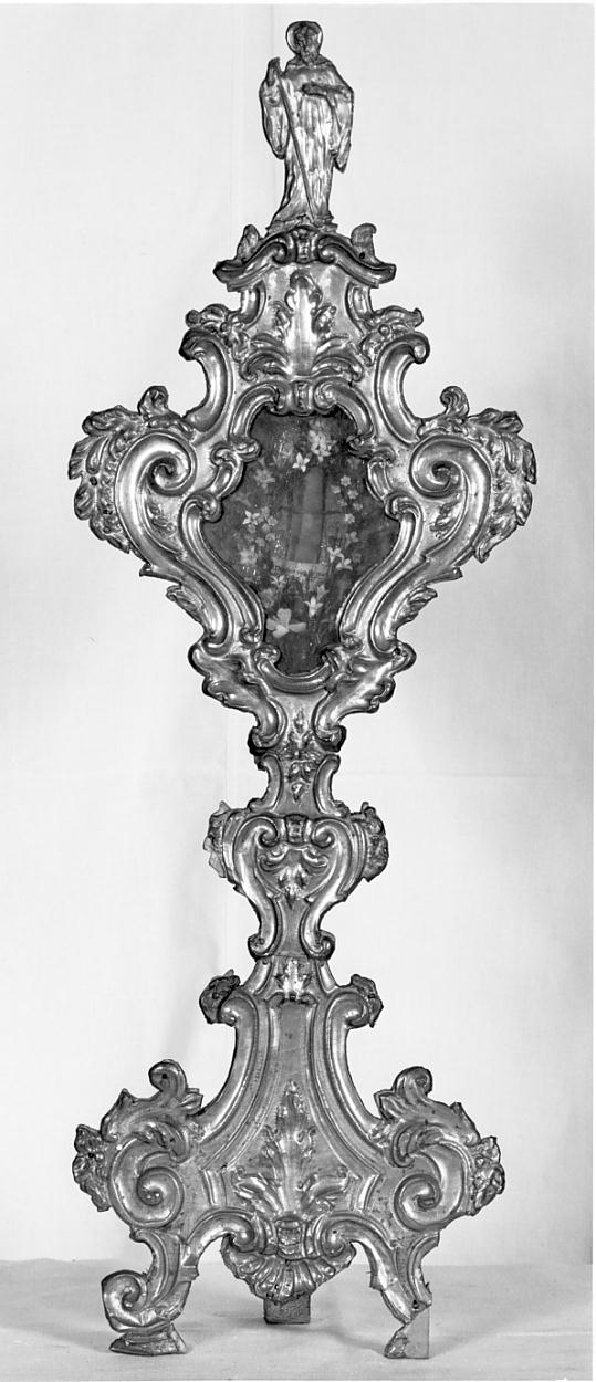 reliquiario - a ostensorio, opera isolata - ambito bresciano (sec. XVIII)