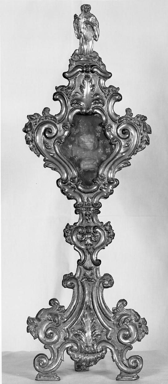 reliquiario - a ostensorio, opera isolata - ambito bresciano (sec. XVIII)