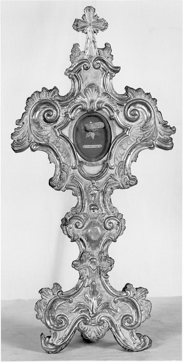 reliquiario - a ostensorio, opera isolata - ambito bresciano (sec. XVIII)