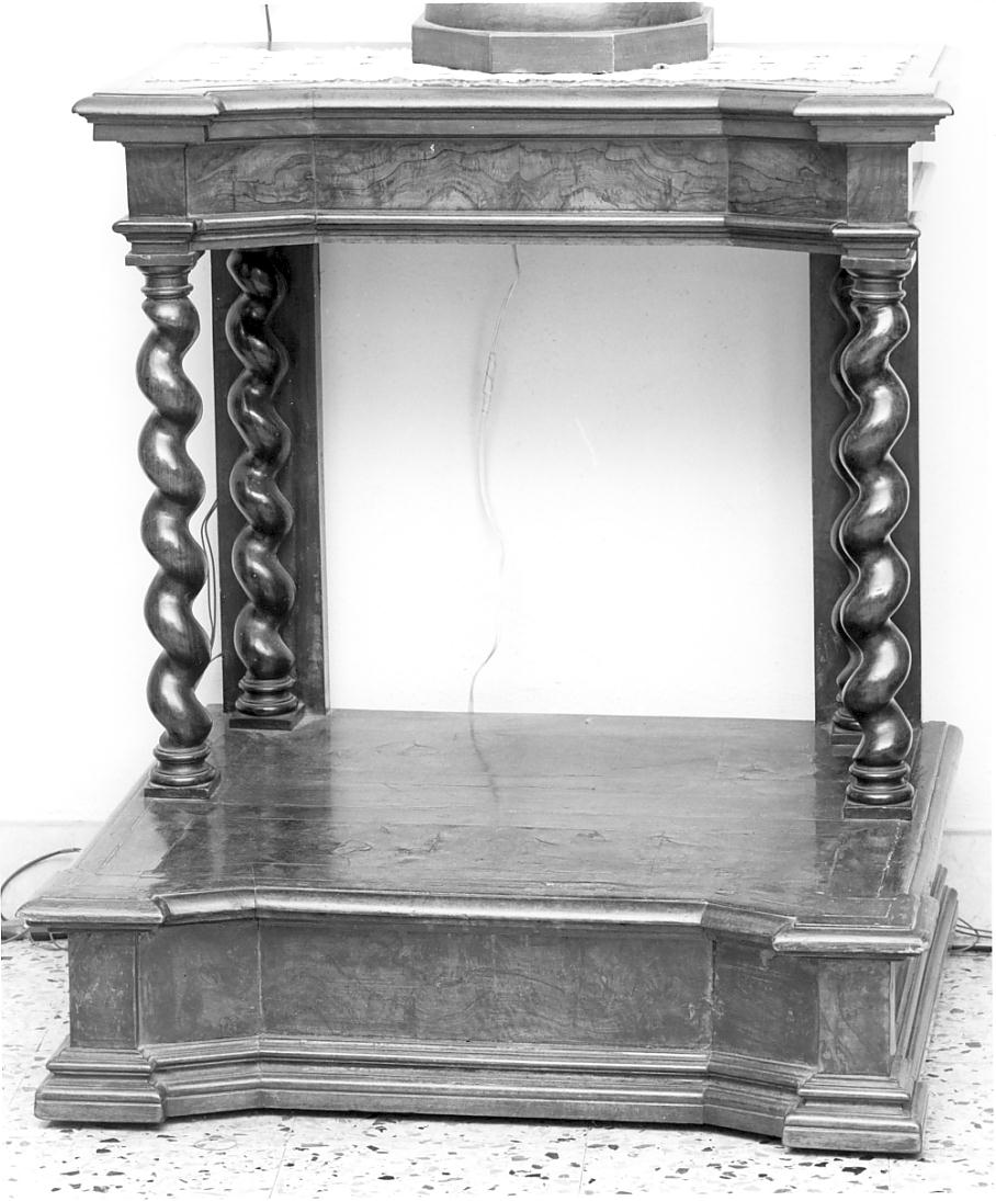 inginocchiatoio, opera isolata - ambito bresciano (sec. XVIII)