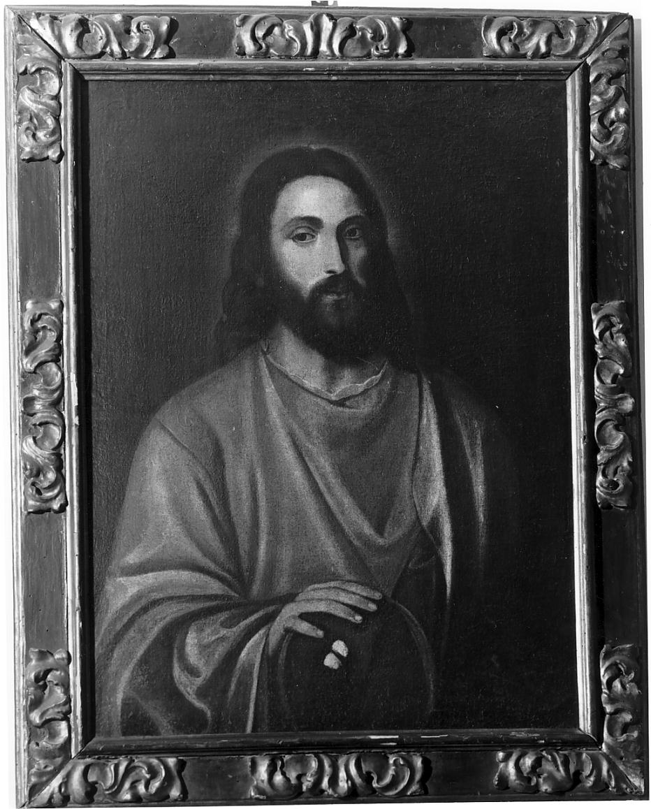 Cristo Salvatore (dipinto, opera isolata) - ambito bresciano (fine/inizio secc. XVIII/ XIX)