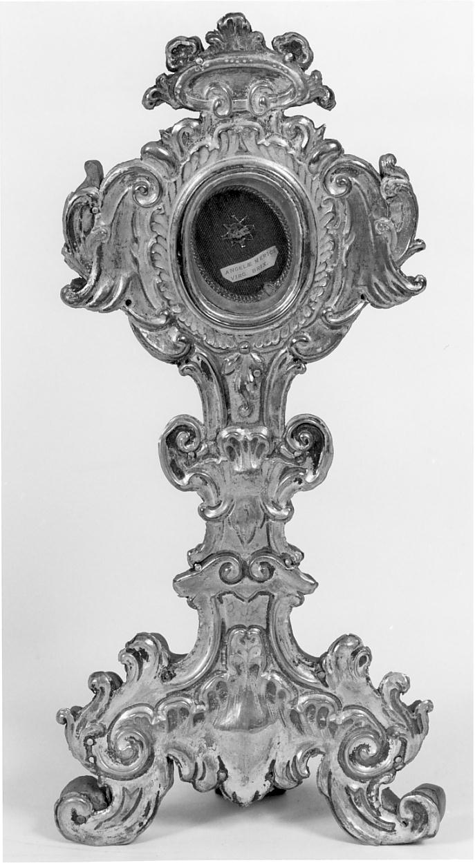 reliquiario - a ostensorio, opera isolata - ambito bresciano (sec. XVIII)