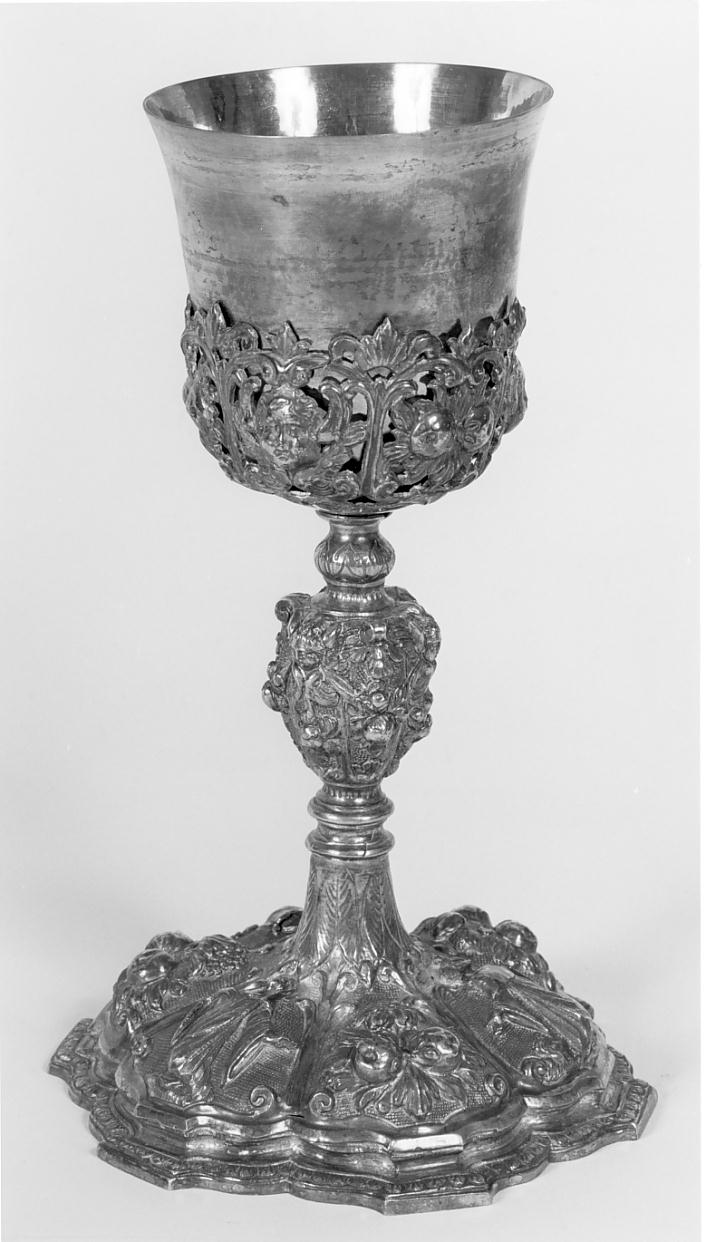 calice, opera isolata - ambito bresciano (sec. XVIII)