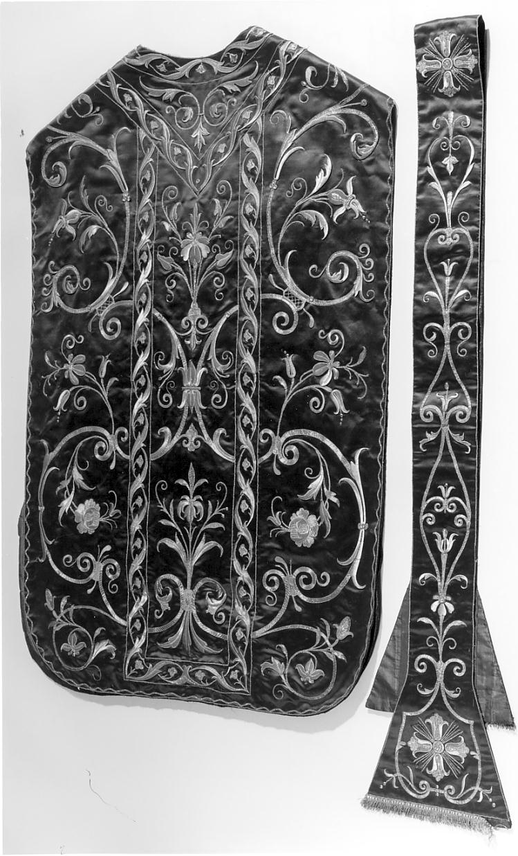 paramento liturgico, insieme - manifattura italiana (sec. XIX)