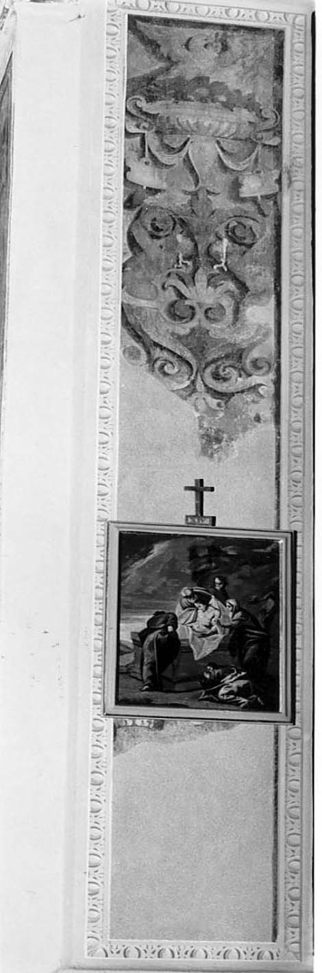 motivo decorativo a candelabra (decorazione pittorica, elemento d'insieme) di Rossi Gerolamo, Bagnatori Pietro Maria detto Bagnadore (sec. XVI)