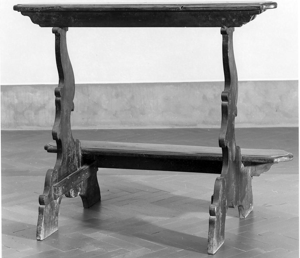 inginocchiatoio, opera isolata - ambito bresciano (seconda metà sec. XVIII)