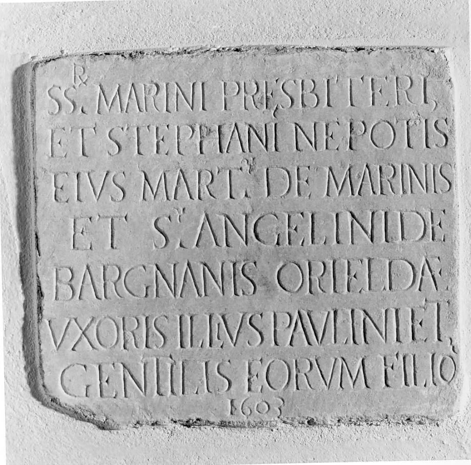 lastra, opera isolata - ambito bresciano (sec. XVII)