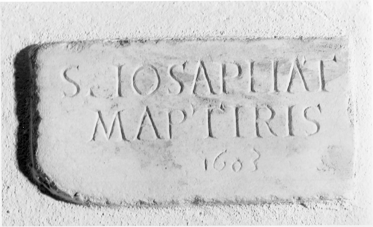 lastra, opera isolata - ambito bresciano (sec. XVII)