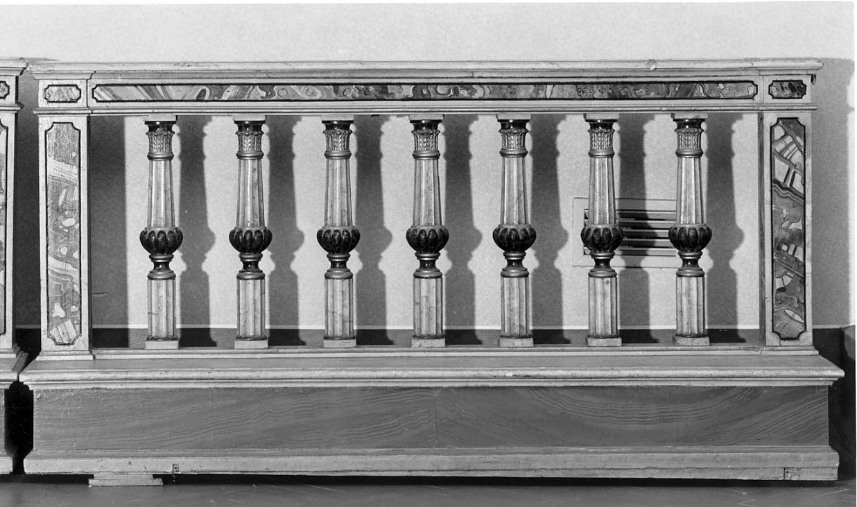 balaustrata, opera isolata - ambito lombardo (sec. XIX)