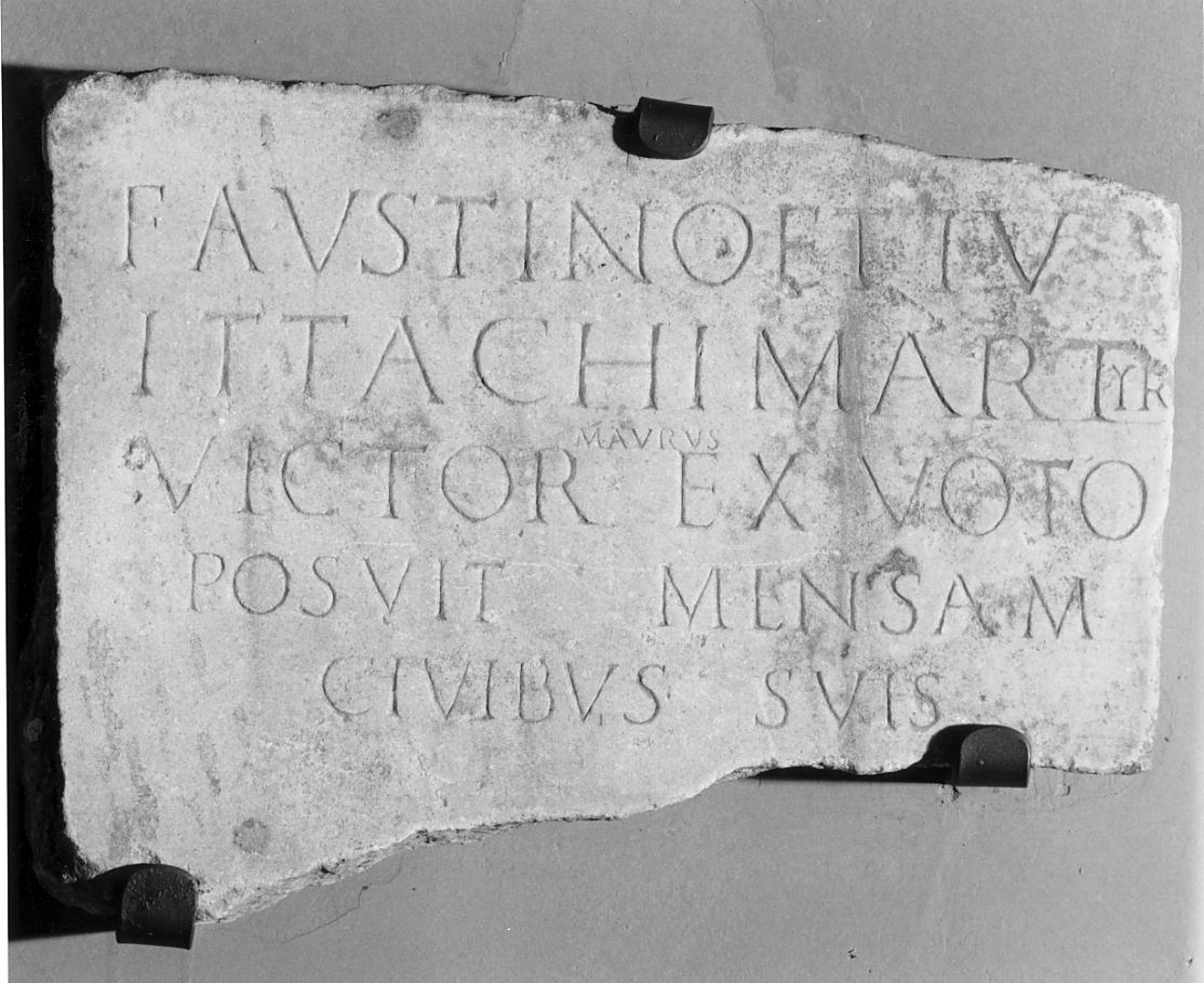 lastra, opera isolata - ambito bresciano (secc. VII/ X)