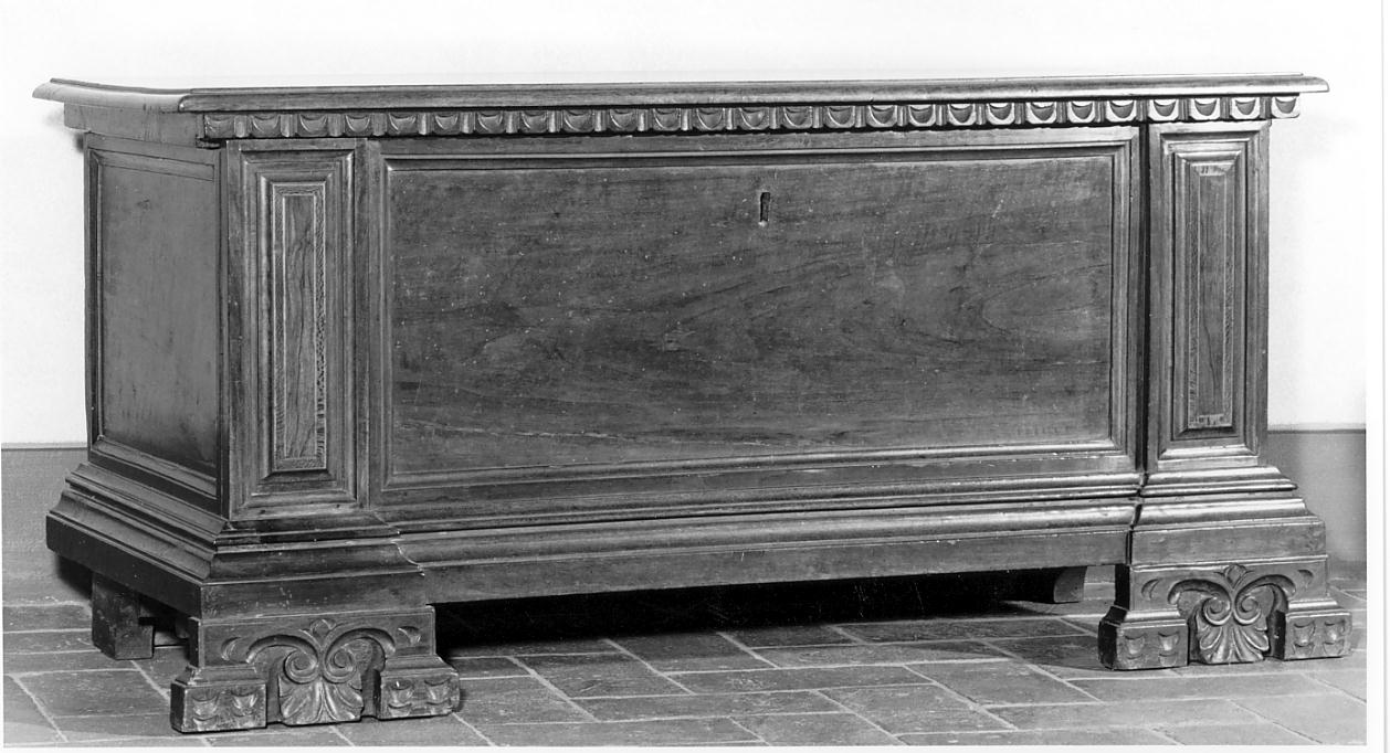 cassapanca, opera isolata - ambito lombardo (sec. XIX)