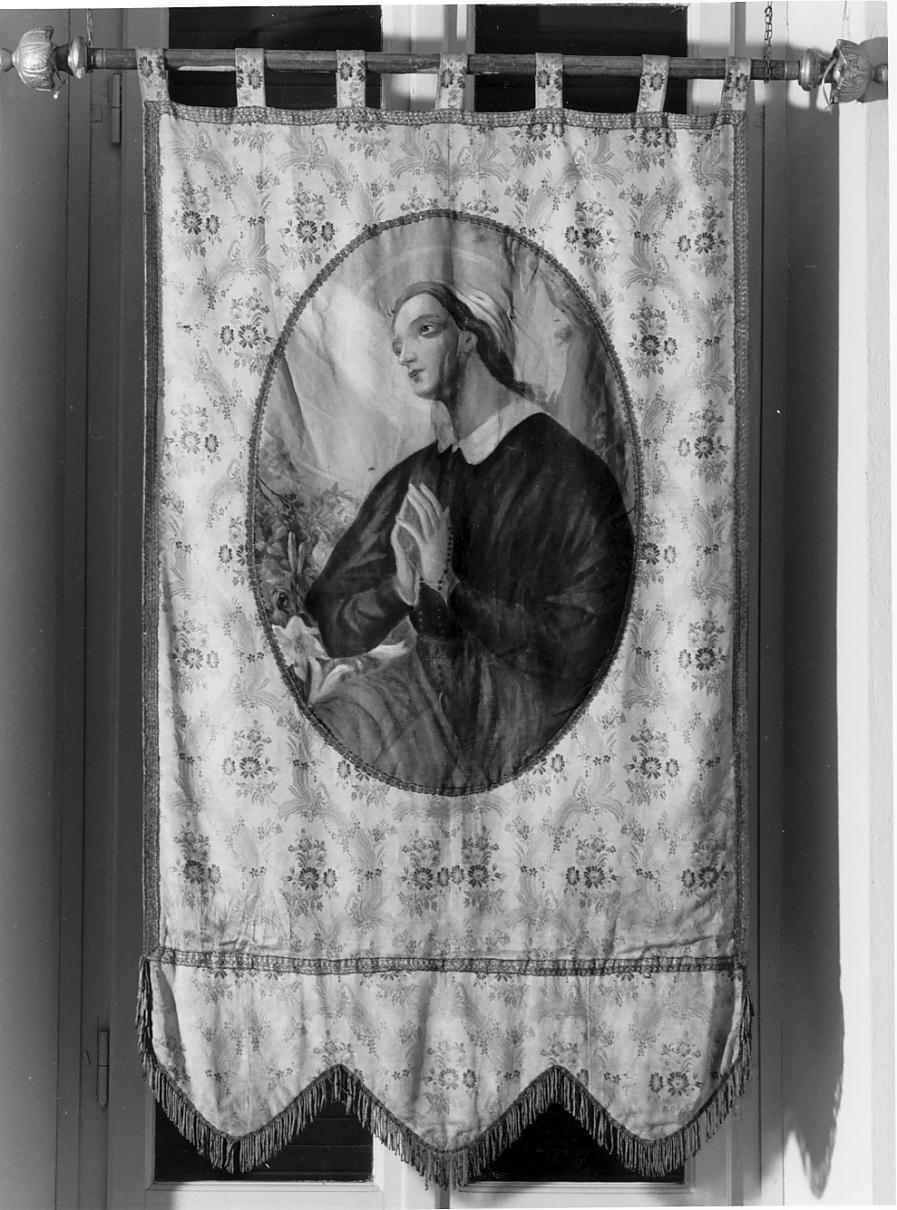 S. Angela Merici (stendardo processionale, opera isolata) - ambito lombardo (prima metà sec. XX)