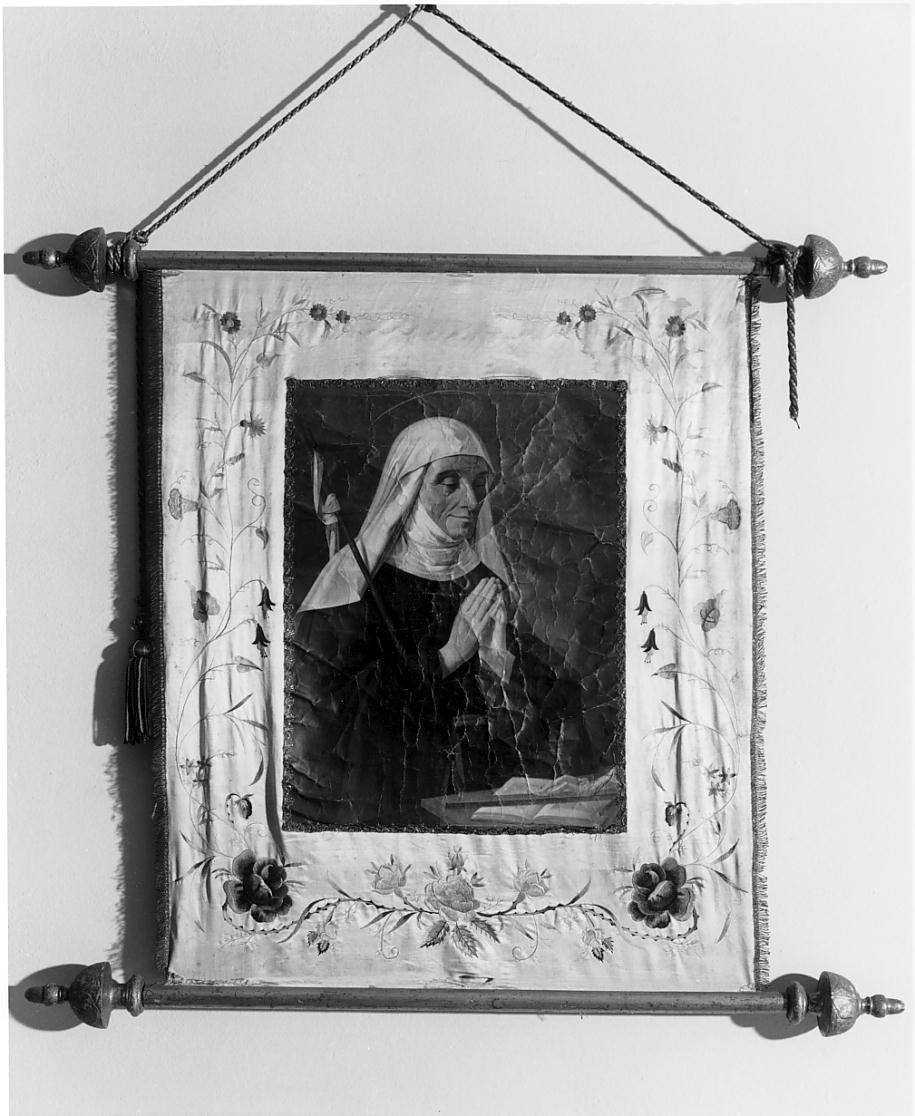 S. Angela Merici (stendardo, opera isolata) - ambito lombardo (prima metà sec. XX)
