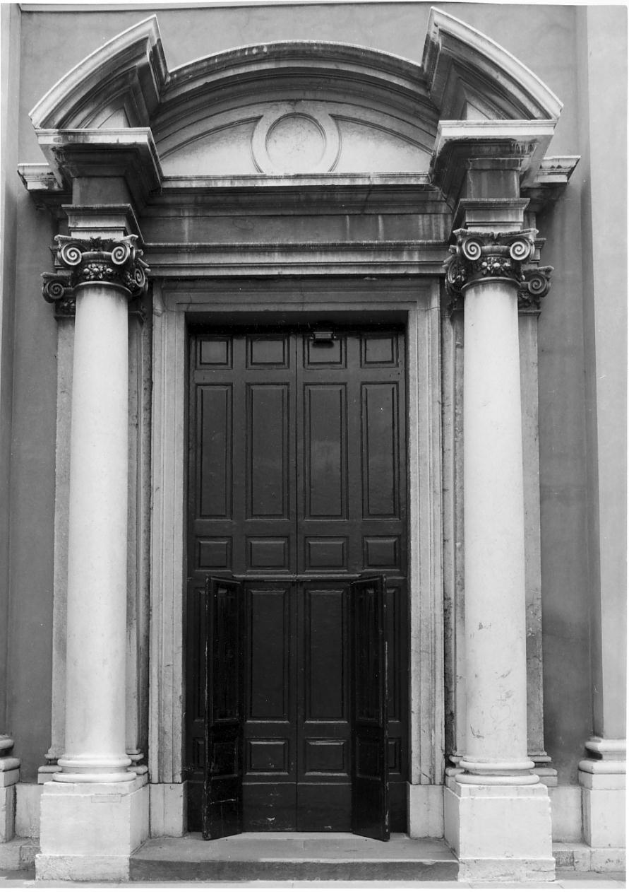 portale maggiore, opera isolata - manifattura bresciana (seconda metà sec. XVIII)