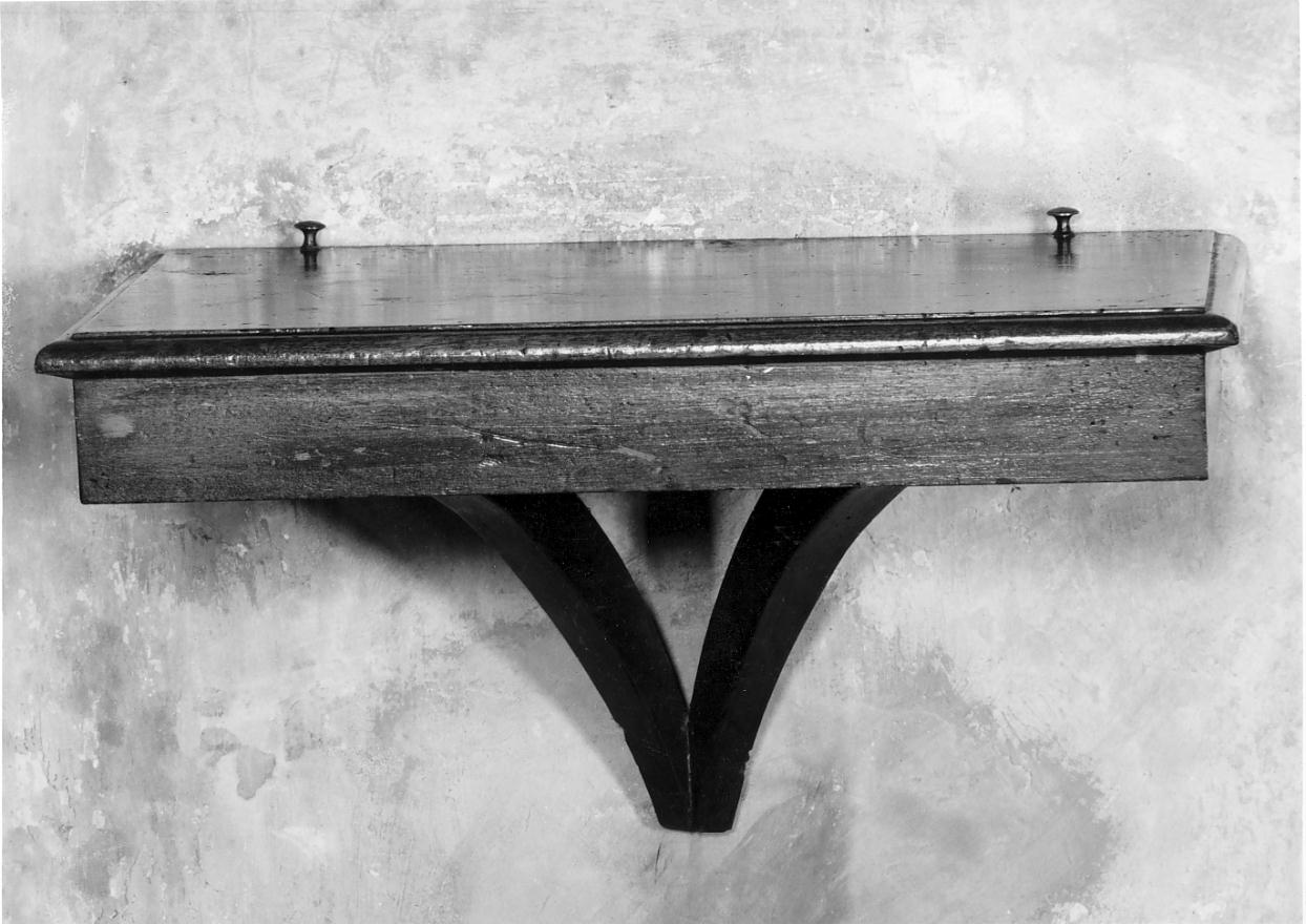 mensola, serie - manifattura bresciana (seconda metà sec. XIX)