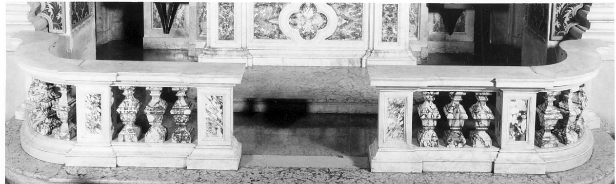 balaustrata, opera isolata - manifattura bresciana (seconda metà sec. XVIII)