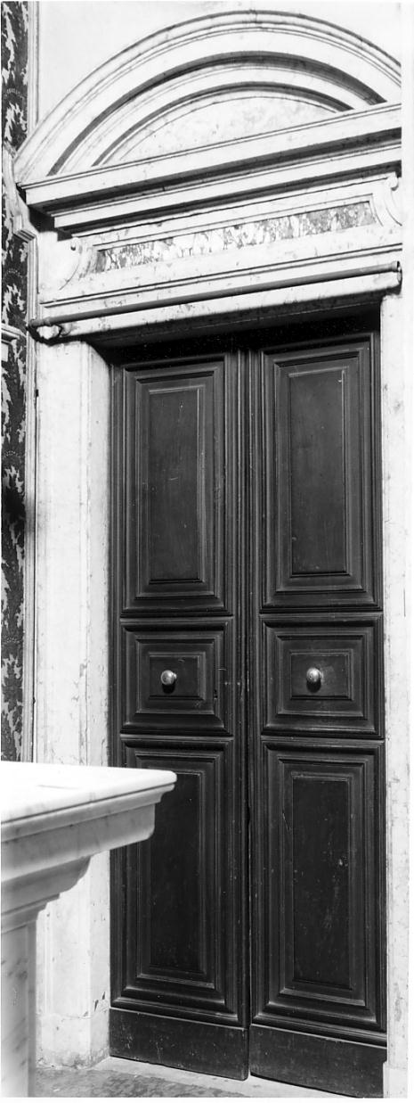 mostra di porta, serie - manifattura bresciana (seconda metà sec. XVIII)