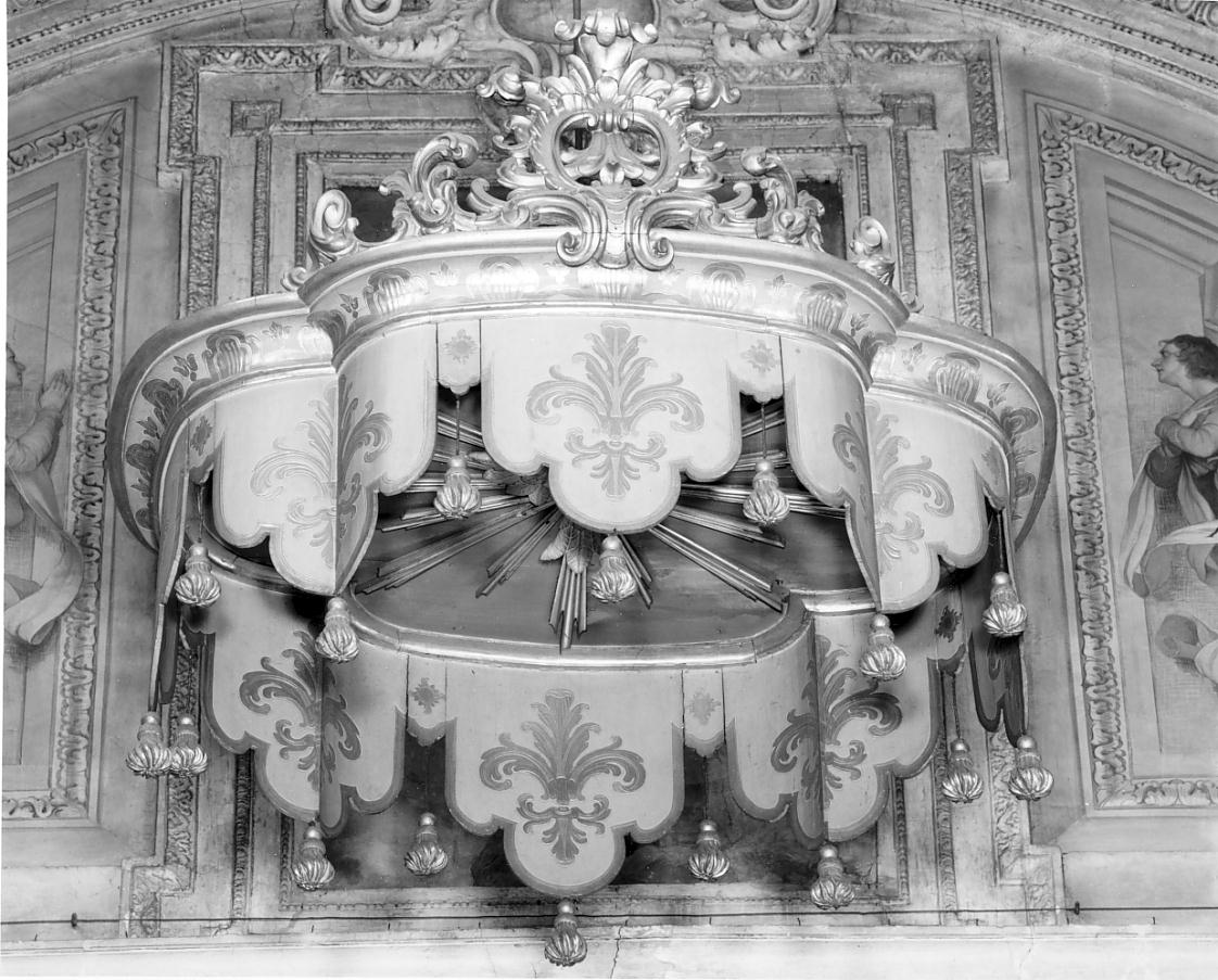 baldacchino d'altare, opera isolata - manifattura bresciana (seconda metà sec. XVIII)