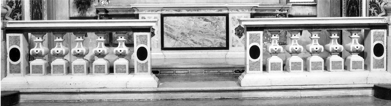 balaustrata, opera isolata - manifattura bresciana (seconda metà sec. XVIII)