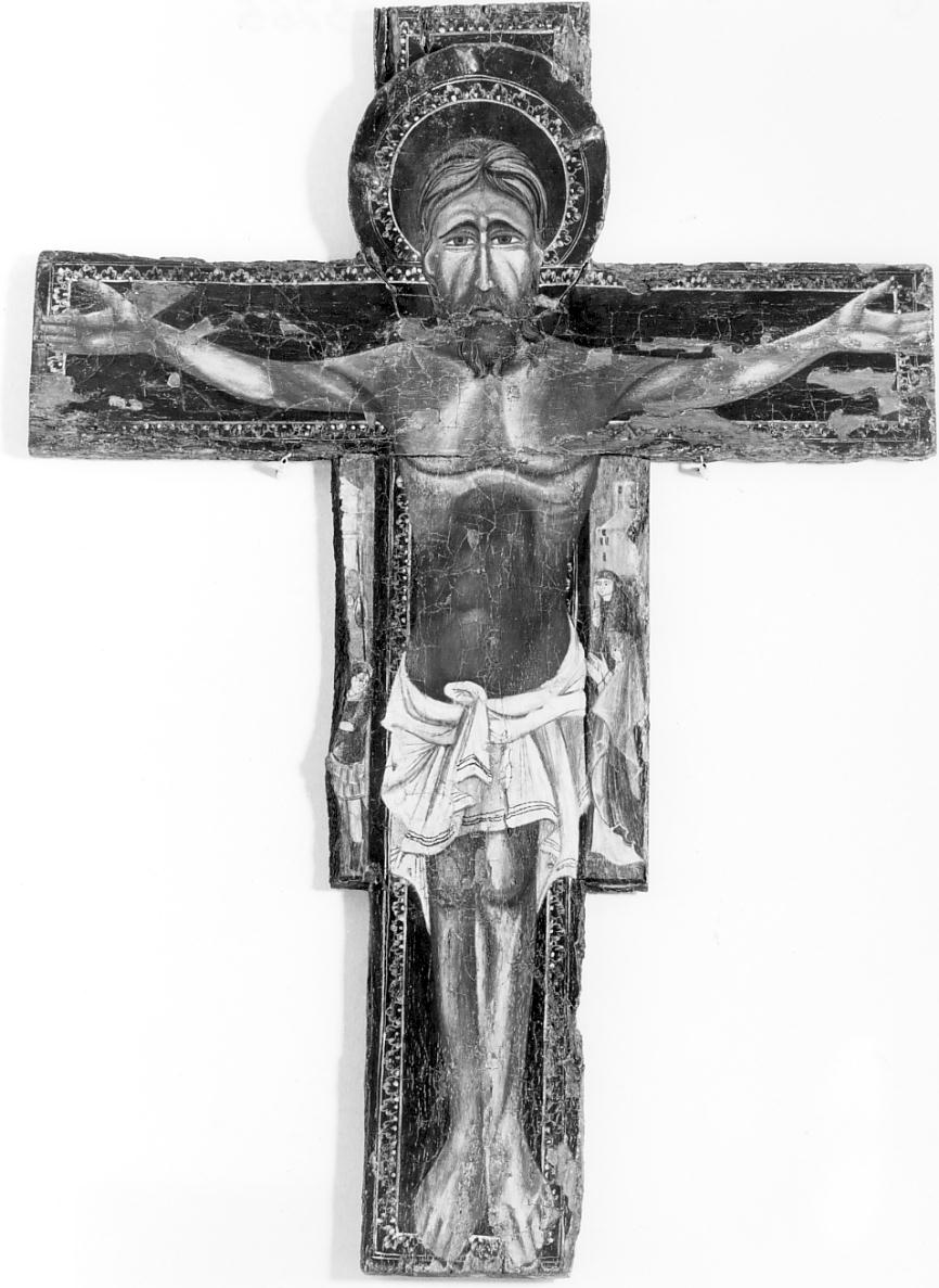 Cristo crocifisso (dipinto, opera isolata) - ambito Italia settentrionale (prima metà sec. XIV)