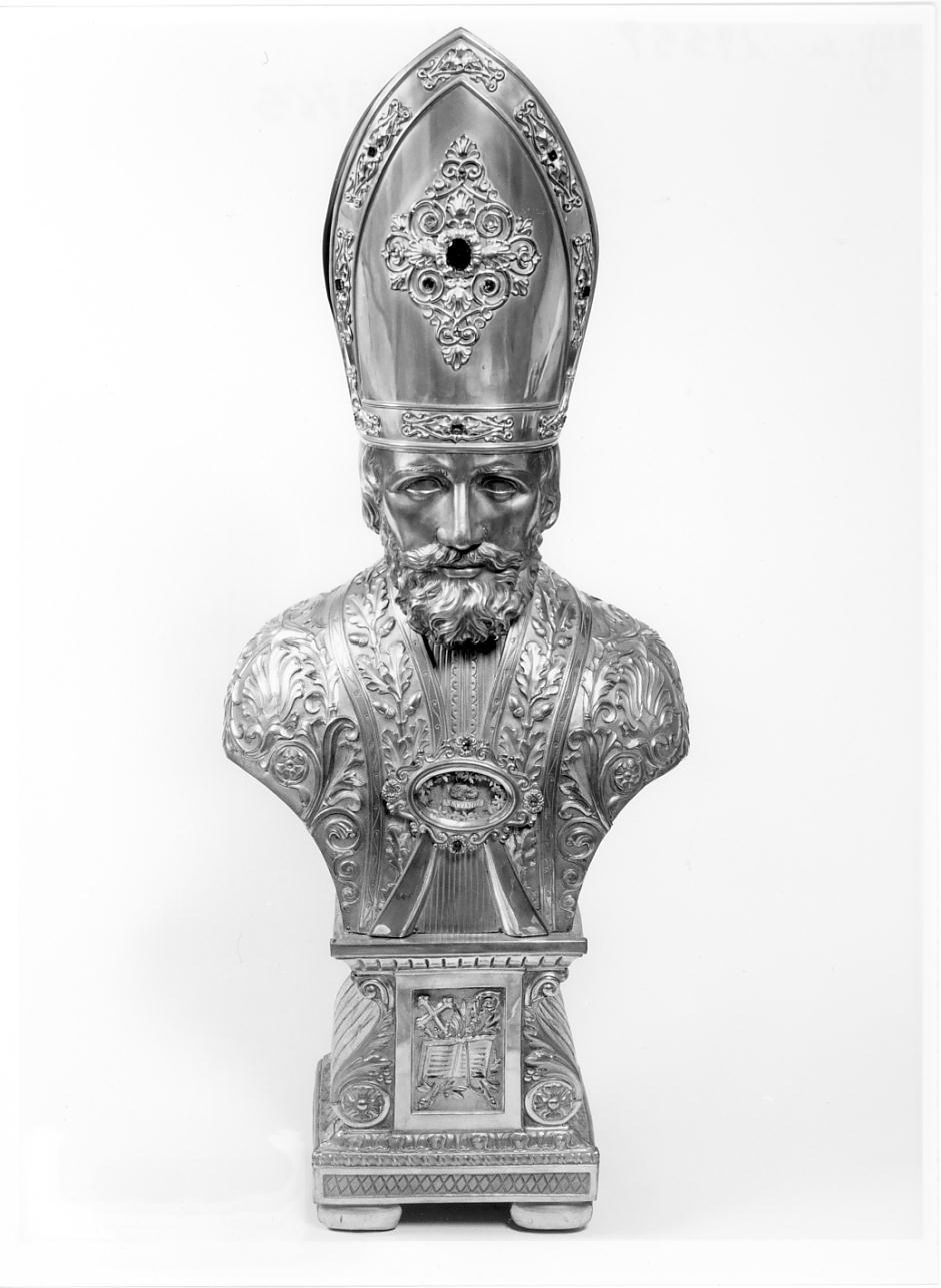 reliquiario - a busto, opera isolata - manifattura bresciana (prima metà sec. XIX)