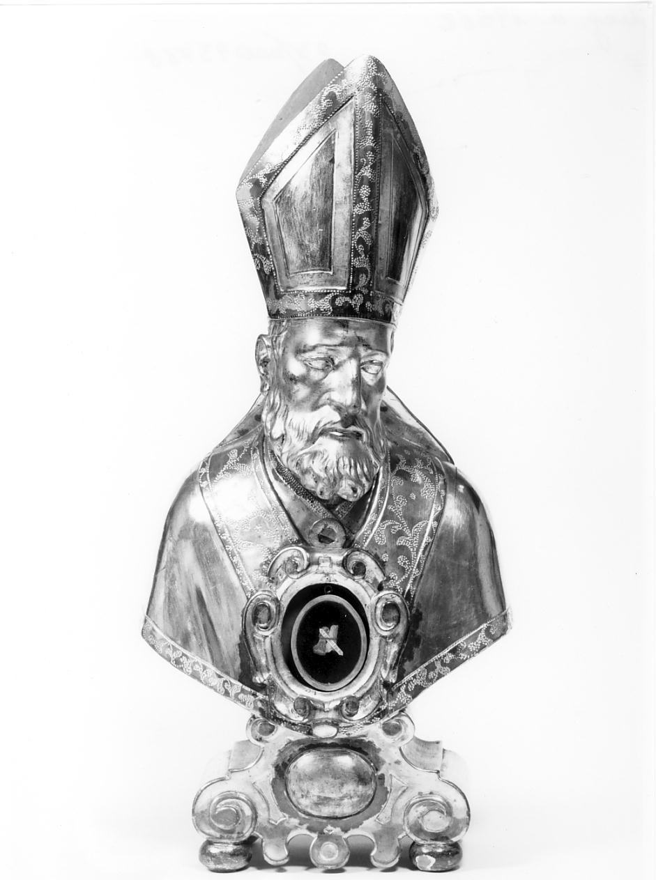 reliquiario - a busto, opera isolata - manifattura bresciana (prima metà sec. XVIII)