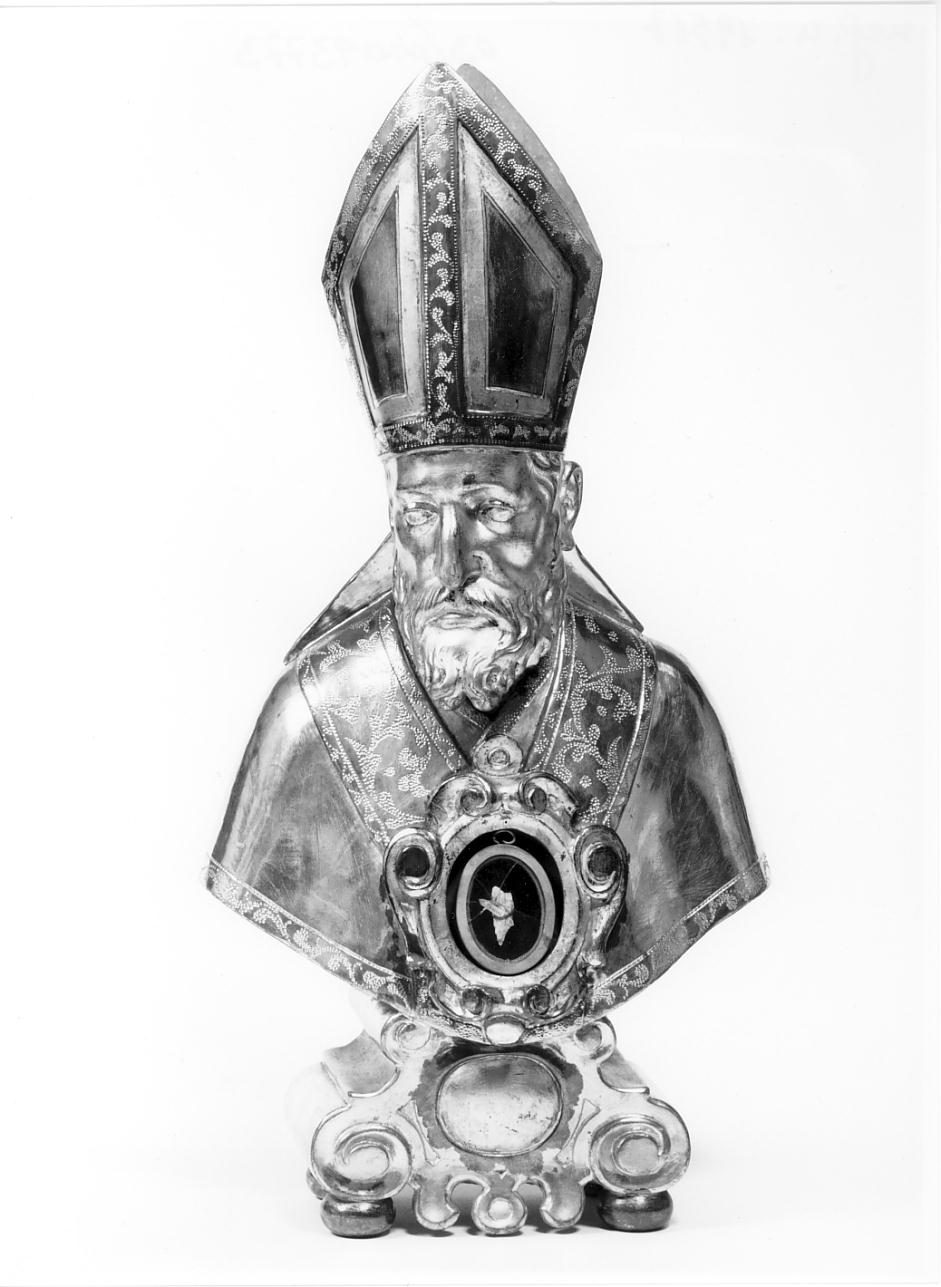 reliquiario - a busto, opera isolata - manifattura bresciana (prima metà sec. XVIII)