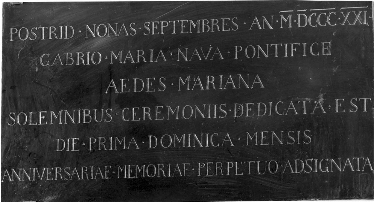 lapide, opera isolata - manifattura bresciana (primo quarto sec. XIX)