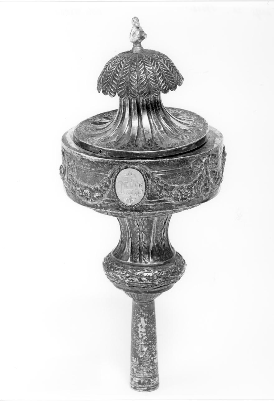 mazza processionale, opera isolata - manifattura bresciana (prima metà sec. XVIII)