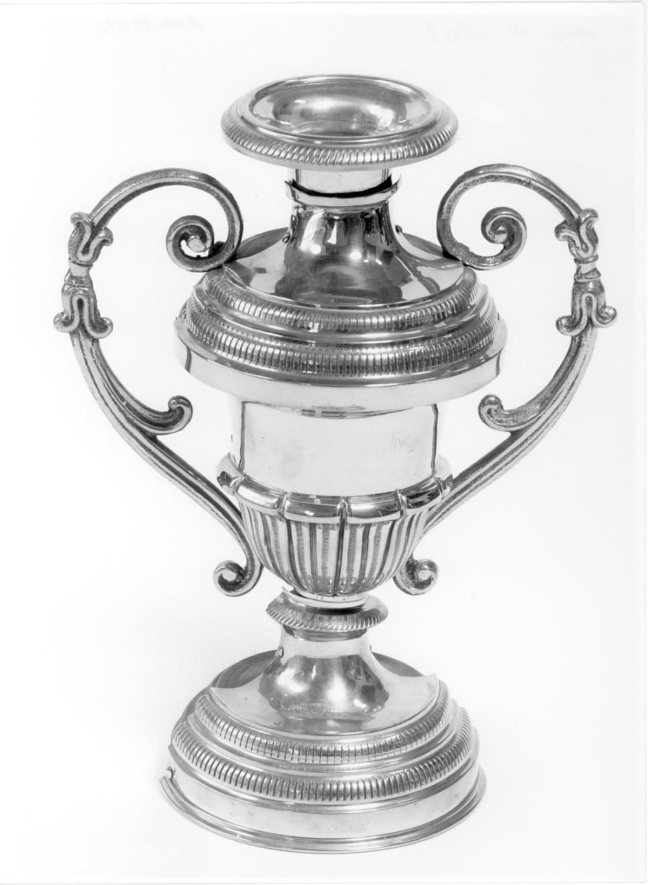 portacandelabro, serie - manifattura bresciana (seconda metà sec. XIX)