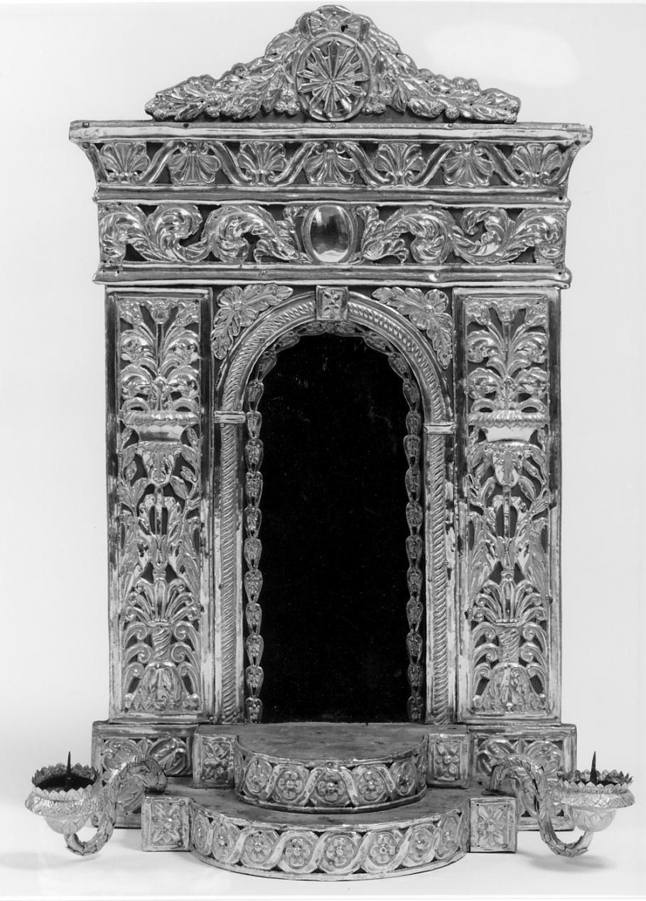 tronetto per esposizione eucaristica, opera isolata - manifattura bresciana (prima metà sec. XIX)