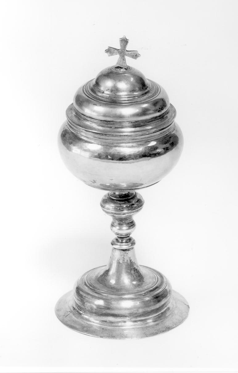 pisside, opera isolata - manifattura bresciana (seconda metà sec. XVIII)