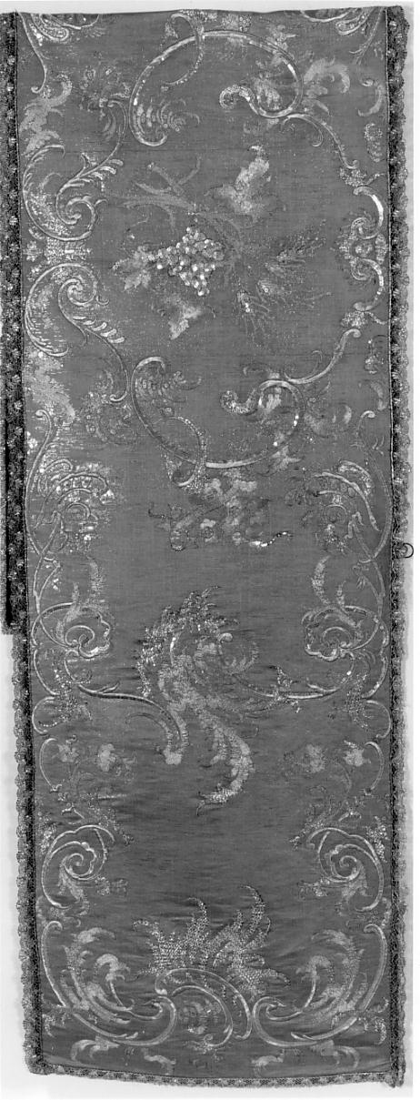 velo omerale, opera isolata - manifattura bresciana (ultimo quarto sec. XVII)