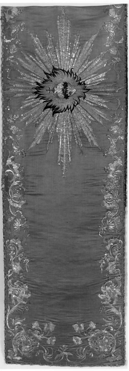 velo omerale, opera isolata - manifattura bresciana (ultimo quarto sec. XVII)