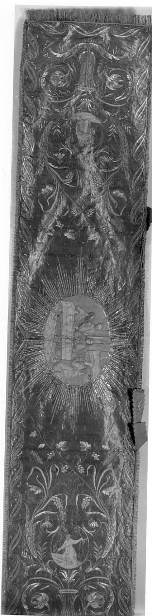 velo omerale, opera isolata - manifattura bresciana (inizio sec. XIX)