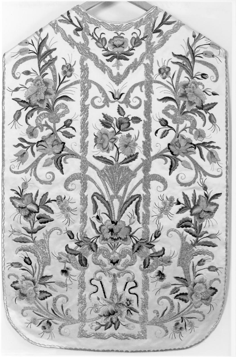 paramento liturgico, insieme - manifattura bresciana (seconda metà sec. XIX)