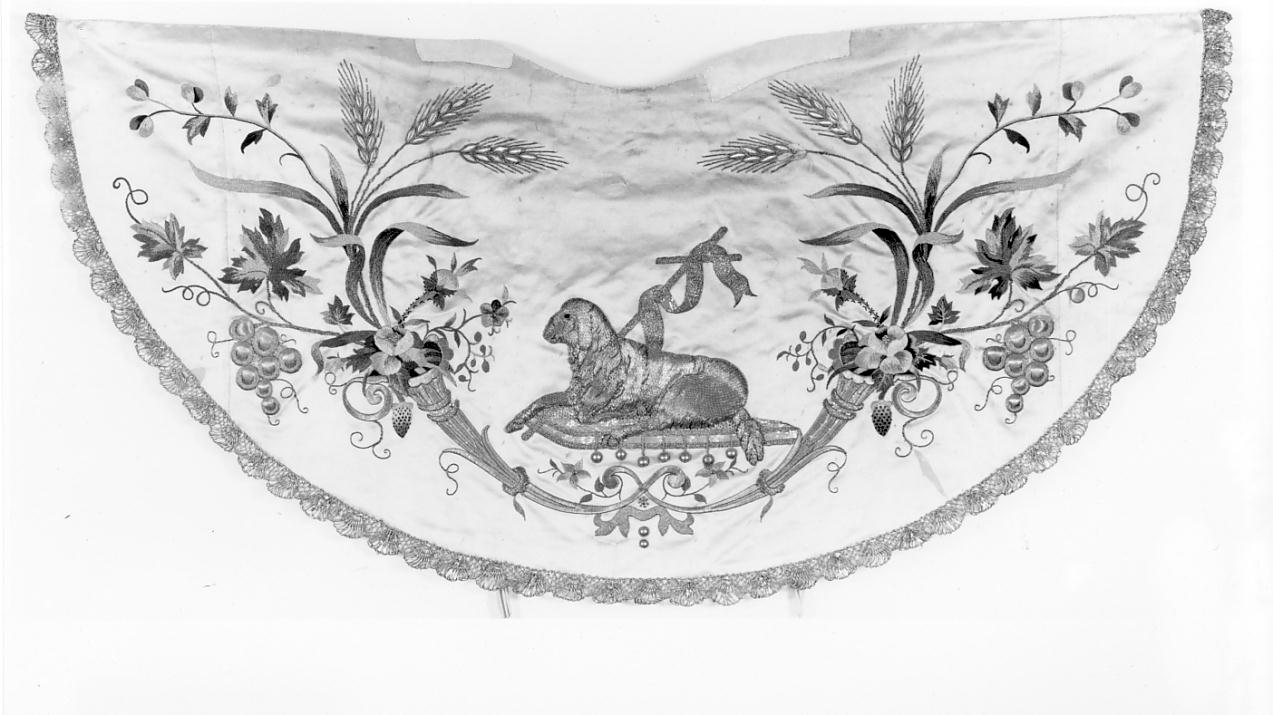 conopeo di tabernacolo, opera isolata - manifattura bresciana (inizio sec. XX)